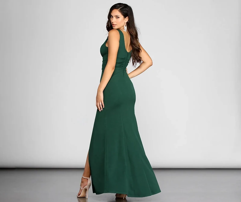 Nancy Formal High Slit Dress