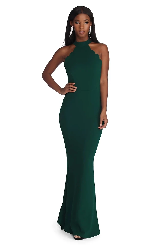 altar'd state dark green dress Altar'd State Dark Green Lace Rose-Pattern V-Neck Dress