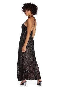 Geneva High Class Sequin Dress
