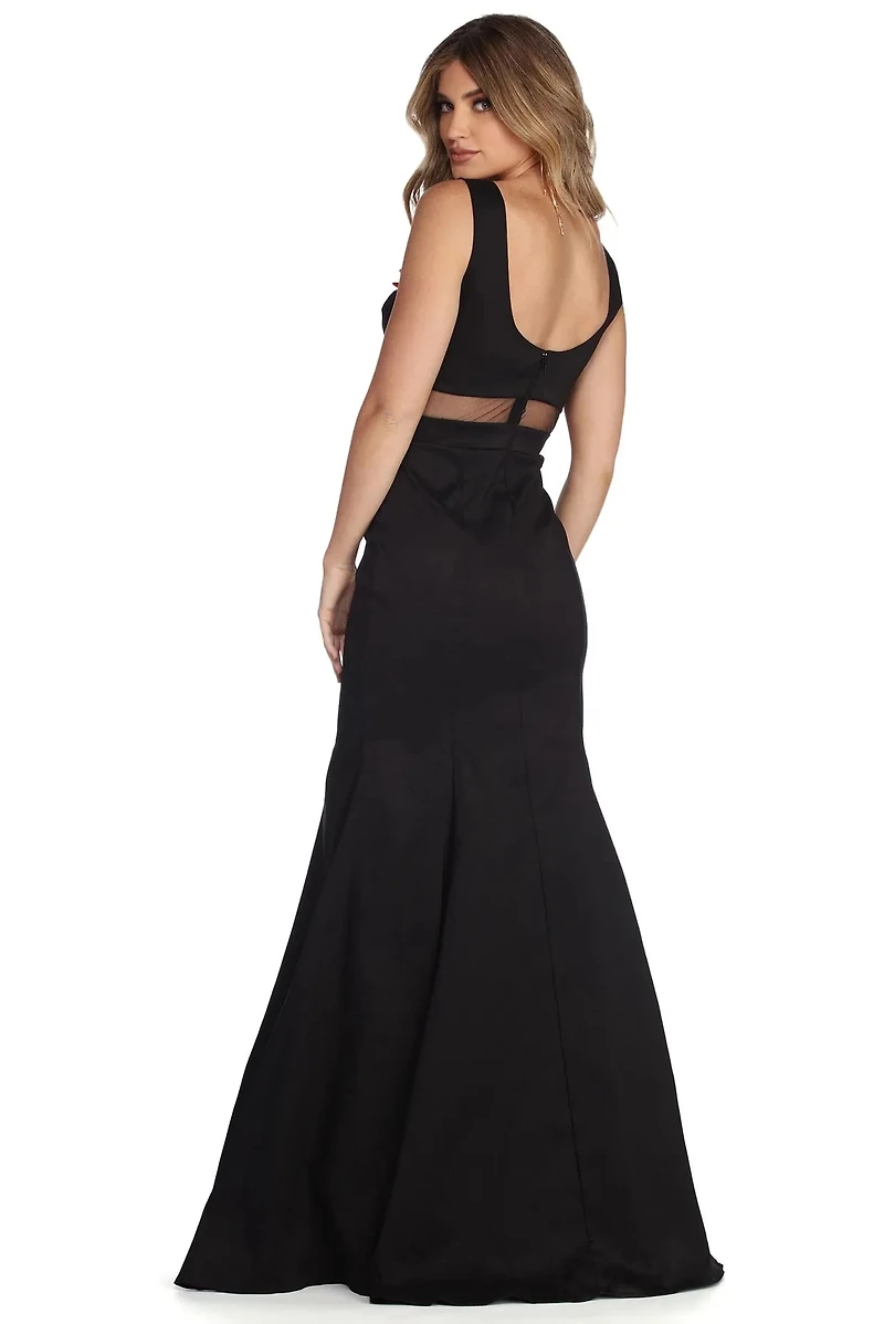 Kailey Formal Taffeta Mermaid Dress