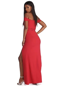 Edyn Sleek Off The Shoulder Dress