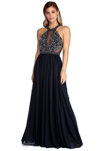 Esther Formal Embellished Gemstone Dress
