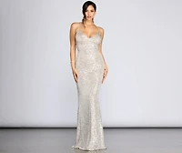 Teagan Sequin Gown