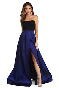 Miley Formal Sweetheart Lace Dress