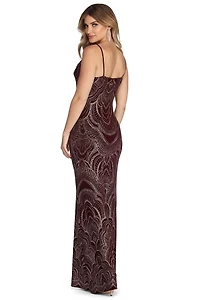 Jessa Formal Bohemian Glitter Dress