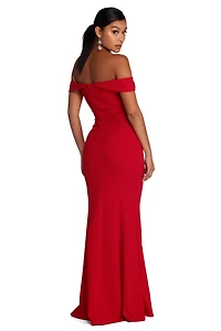 Aniyah Formal Off The Shoulder Dress