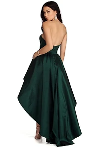Bonnie Formal Taffeta High Low Dress