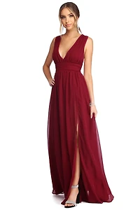 Reese Formal Layered Chiffon Dress