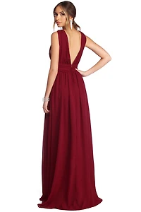 Reese Formal Layered Chiffon Dress