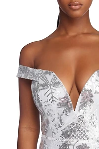 Saraya Sequin Sweetheart Formal Dress