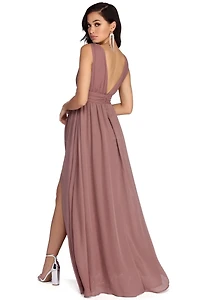 Reese Formal Layered Chiffon Dress