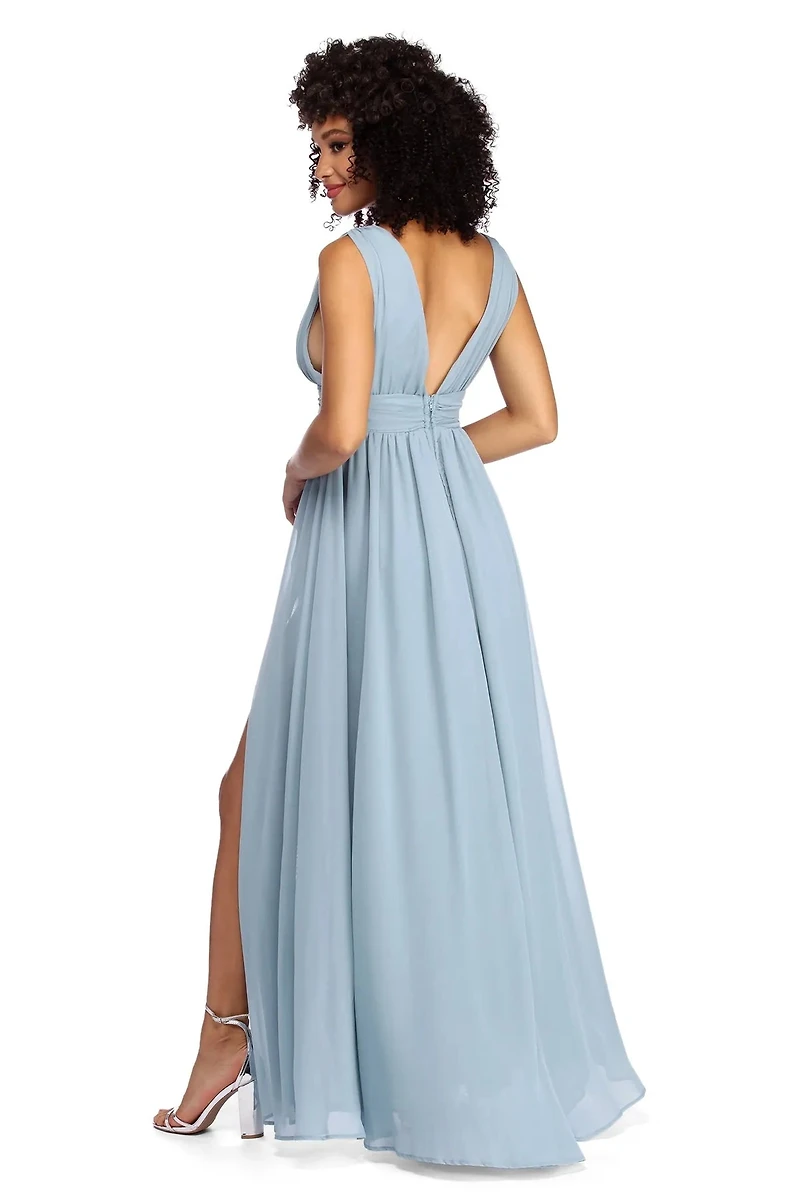 Reese Formal Layered Chiffon Dress
