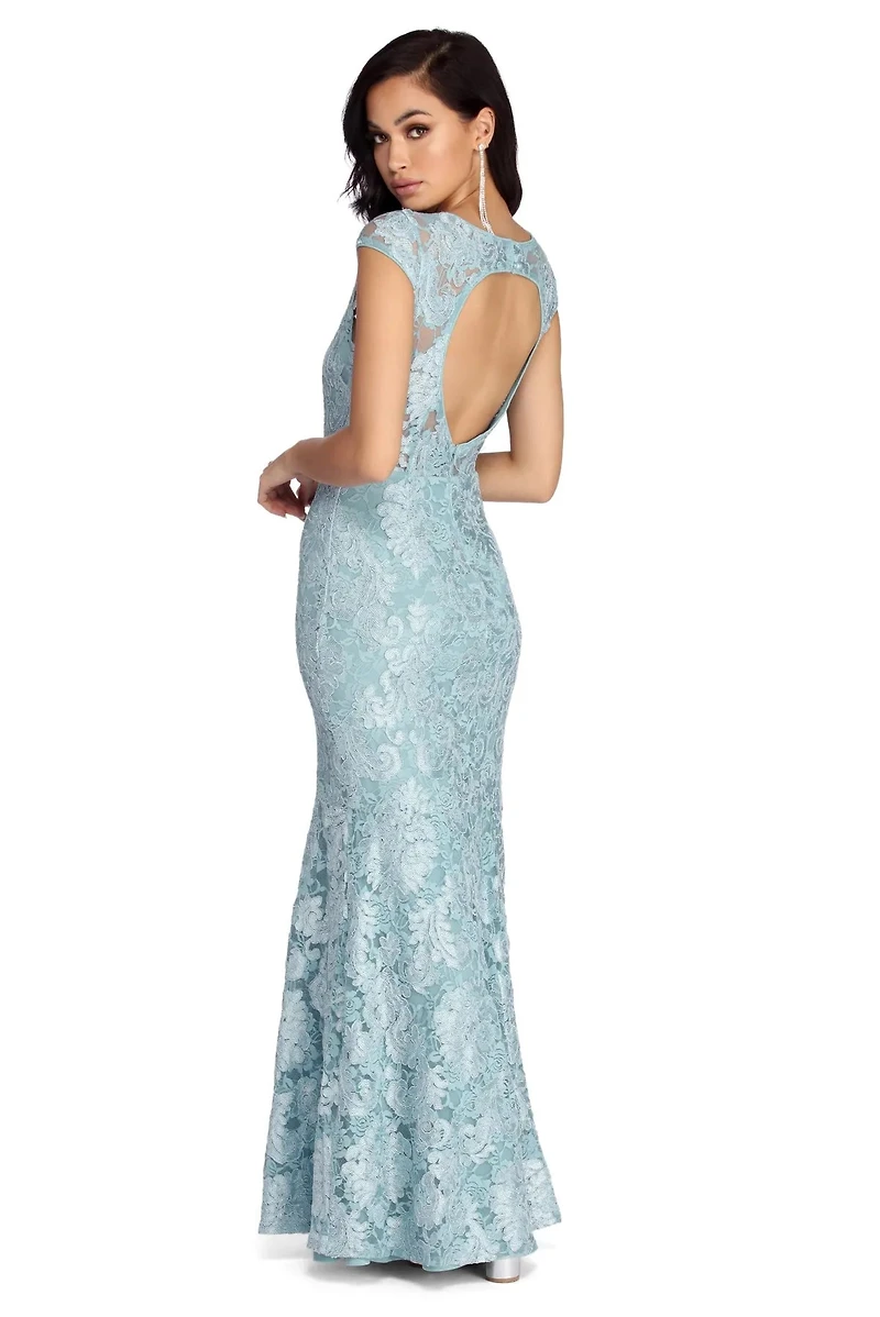 Cleo Formal Lace Mermaid Dress