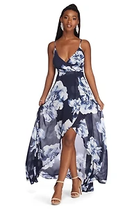 Mary Formal High Low Chiffon Dress
