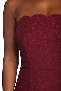 Miranda Glitter Mermaid Formal Dress