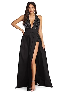 Zaylee Formal Heat Stone Dress