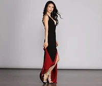 Abigail Formal High Slit Dress