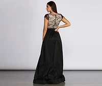 Kehlani Taffeta A-Line Dress
