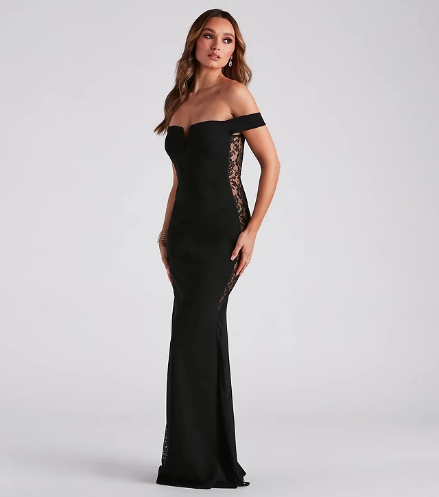 ribbed modal lace-trim long slip dress VS SoSoft Modal Ribbed Lace-Trim Long Slip Dress