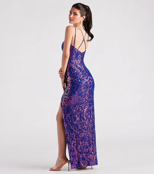 esperanza formal sequin cowl dress Windsor Esperanza Formal Sequin Cowl Dress at Hamilton Place in  Chattanooga, TN