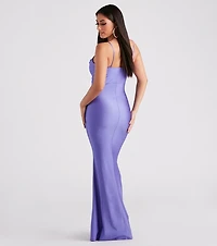 Anika Formal Satin Mermaid Dress