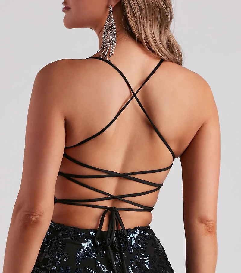 Raquel Formal Sequin Mermaid Dress