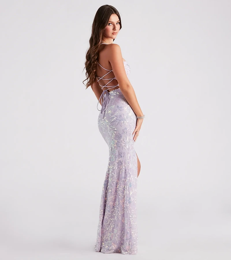 Raquel Formal Sequin Mermaid Dress