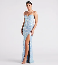 Raquel Formal Sequin Mermaid Dress