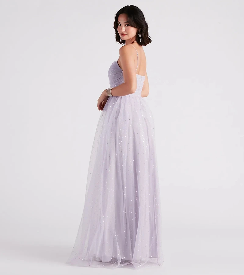 Larissa Formal Tulle Glitter Ballgown