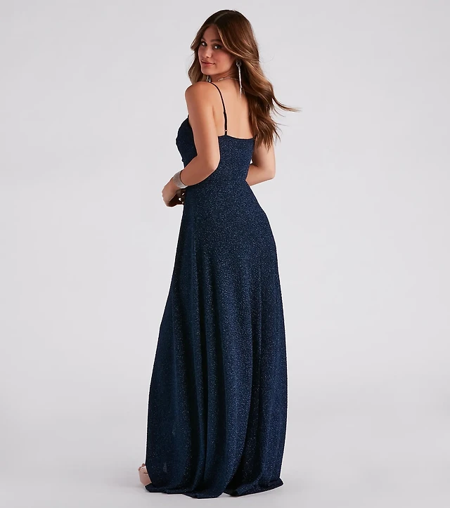 Windsor Stephanie Formal Glitter A-Line Dress at Hamilton Place in  Chattanooga, TN