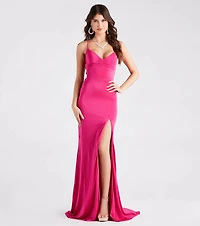 Aubrey Formal V-Neck Mermaid Dress