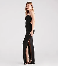 Holly Formal Sleeveless Open Back Dress