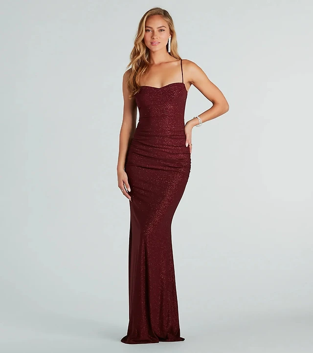 jae formal mesh ruched mermaid long dress Windsor Jae Formal Mesh Ruched Mermaid Long Dress at Foxvalley Mall in Aurora, IL