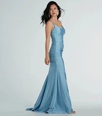 Jamie Formal Cowl Neck Mermaid Dress