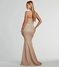 Kimora Strapless High Low Mermaid Formal Dress