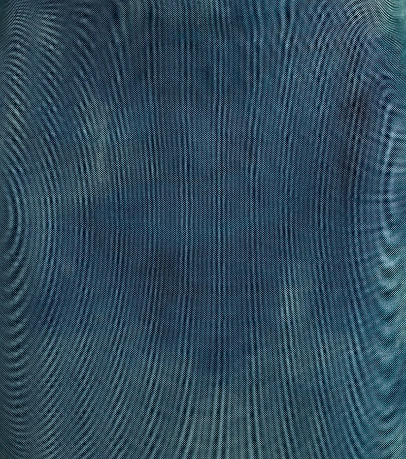 Estelle Lace-Up Abstract Mermaid Formal Dress