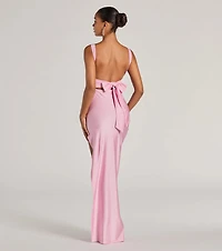 Aliza Backless High Slit Slim-Fit Formal Dress