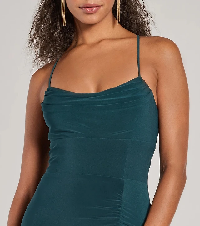ashley sleeveless bow mermaid formal dress Windsor Mexican dress plus size