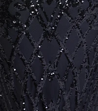 Esmeralda Halter Mermaid Sequin Formal Dress