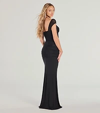 Blossom Formal Halter Mermaid Dress