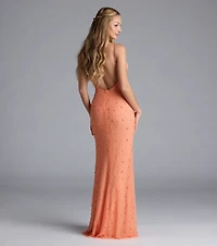 Amara Corset Mermaid Sequin Formal Dress