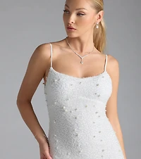 Amara Corset Mermaid Sequin Formal Dress