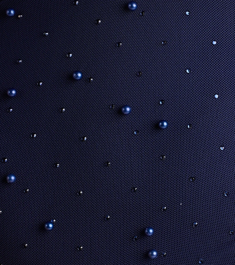 Camilla Mermaid Rhinestone Pearl Formal Dress
