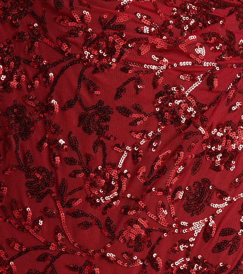 Jolie Sequin Slit Formal Dress