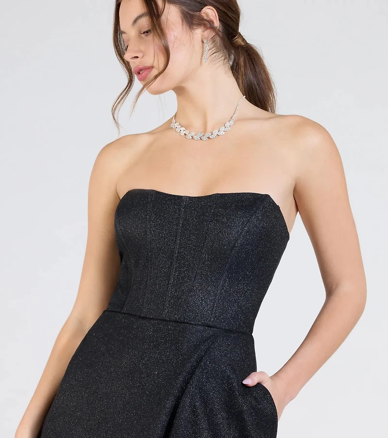 black formal dress for man CHARLOTTE 16 / Short main image 0