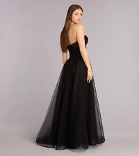 Kennedy Tulle A-Line Ball Gown