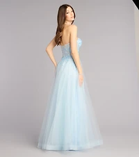 Kennedy Tulle A-Line Ball Gown
