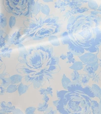 Jackie Floral Satin A-Line Ball Gown