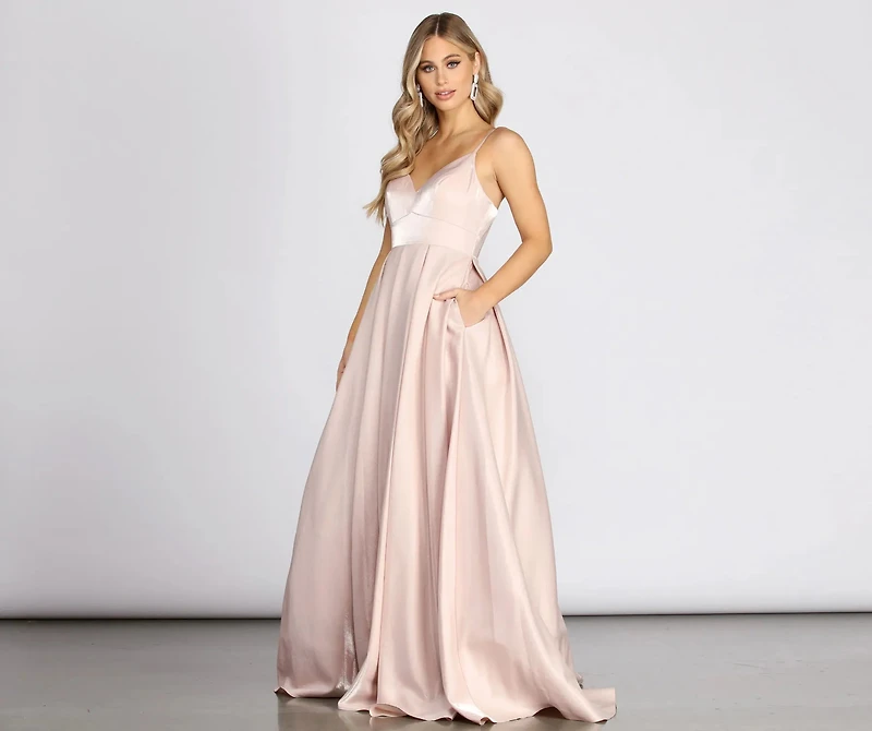 Jolie Formal Lace Up Gown