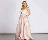 Jolie Formal Lace Up Gown